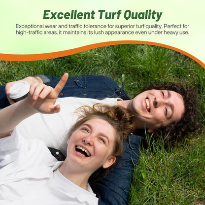 Outsidepride Hard Fine Fescue Grass Seed - 50 lbs. Low-Growing, Drought & Shade-Tolerant, OptiGrowth Coated Seed for Lawn & Turf, Ideal for Low-Maintenance, Dense, & Resilient Green Ground Cover