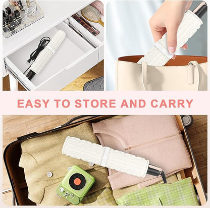 AMIJEAL Oversize Silicone Heat Resistant Mat for Hair Tools, Curling Iron Mat, Hot Tools Holder, Portable Flat Iron Hair Straightener Pad Cover for Travel Vanity Salon(14.2" x 11.0")