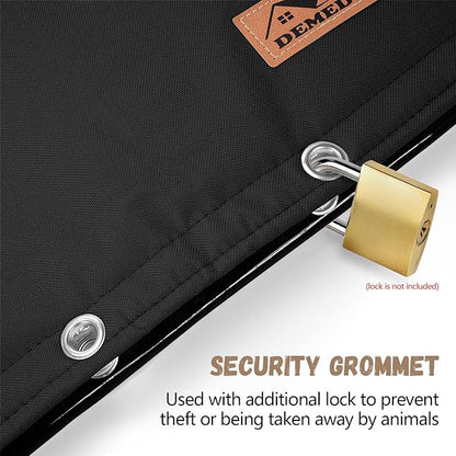 Backflow Preventer Insulation Cover - 2 Way Opening Pipe Insulation Cover for Irrigation Valve, Sprinkler Cover for Outside - Winter Freeze Protection Backflow Cover - 30" W x 24" H, Black