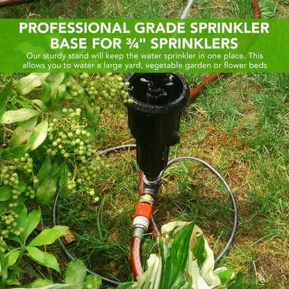 Yard Butler Lawn Sprinkler Stand - Premium Garden Tools for Lawn Care - Yard Sprinkler Base - Fits 3/4-Inch Sprinkler Heads - 2 Pack