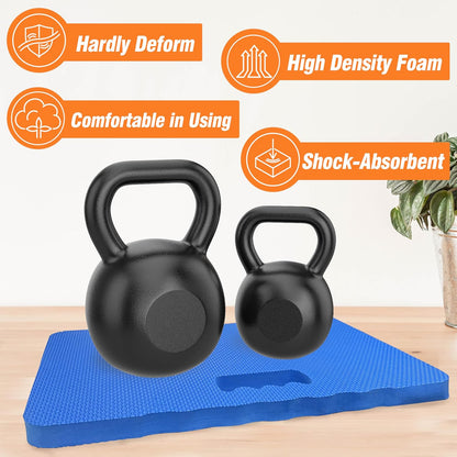 Gardzen 3-Pack Garden Kneeling Pad - For Gardening, Baby Bath, Yoga, Pilates, Exercise, Blue