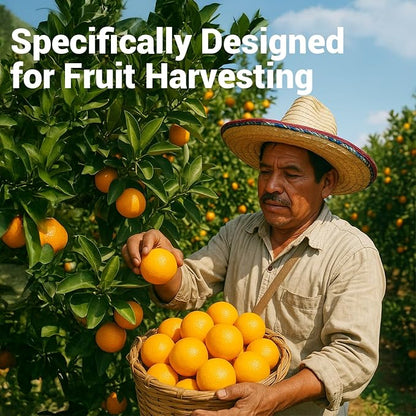 Gardeness 2PCS Pruning Shear Curved Pruning Snip with Stainless Steel Serrated Blade, Screw Micro Tip Gardening Scissor for, Harvesting Fruit Picking, Orange, citrus and Grape