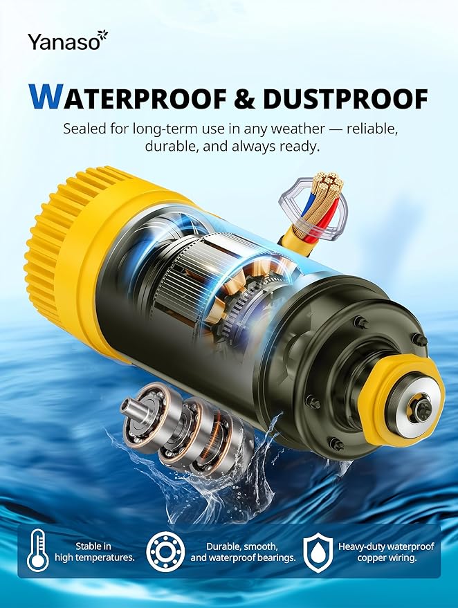 Pond Fountain Aerator, 1HP 15000 GPH Fountain Pump with Timer, 15A/110V 100FT power cord, 2 Spray Patterns, Energy-Efficient Water Circulation for Ponds & Lakes