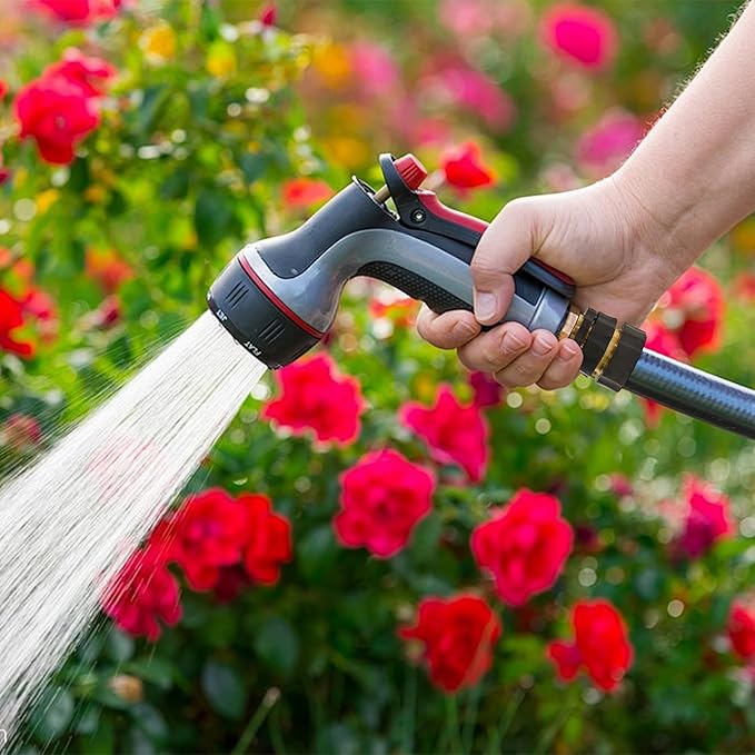 Hourleey Garden Hose Quick Connector, 3/4 Inch Male and Female Garden Hose Fitting Quick Connector, 3 Female + 6 Male