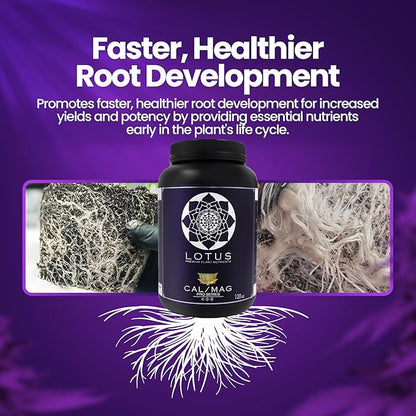 Cal/Mag Pro Series - Hydroponic Plant Nutrients - Supplement for Enhanced Plant Growth - Naturally Derived Premium Powdered Nutrient with Calcium and Magnesium for Soil, Hydroponic, & Coco Coir 120oz