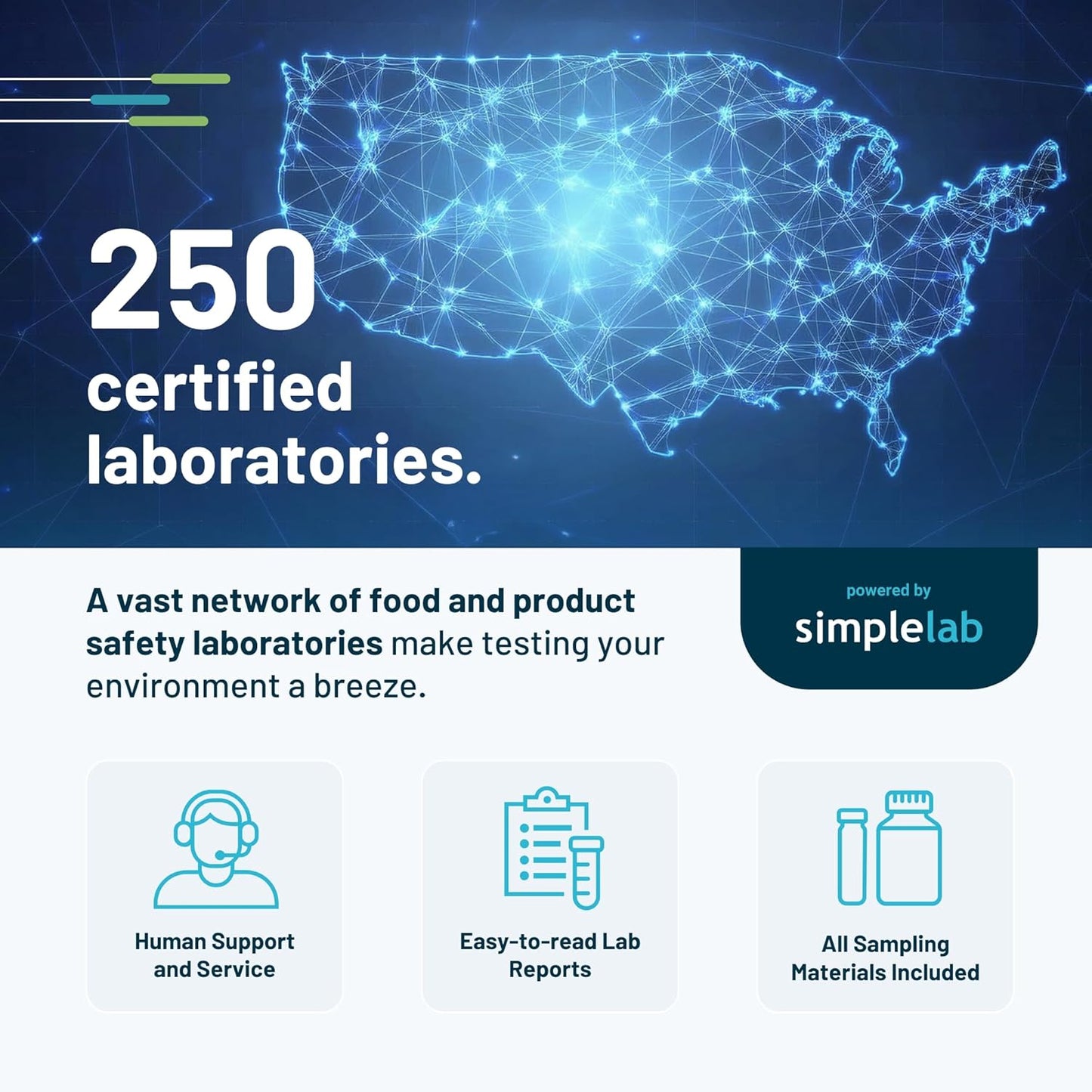 Heavy Metals in Soil Test by SimpleLab | Includes 9 compounds, Including Lead, Arsenic, and Copper, and Analysis by a Certified Laboratory | at Home Soil Lab Test | Collect Sample at Home