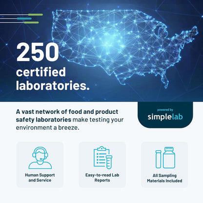 Heavy Metals in Soil Test by SimpleLab | Includes 9 compounds, Including Lead, Arsenic, and Copper, and Analysis by a Certified Laboratory | at Home Soil Lab Test | Collect Sample at Home