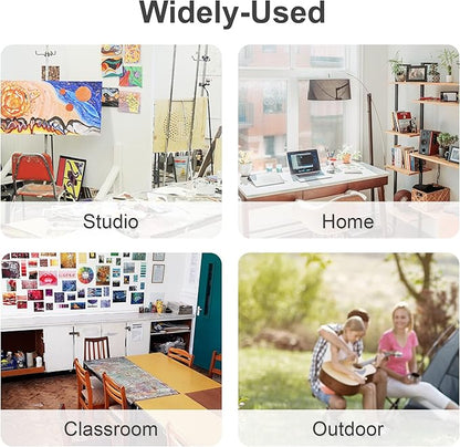 JJRING Craft Organizer Tote Bag, Art Storage Caddy with Multiple Pockets, Dark Red Sewing Bag for Art, Craft, Scrapbooking, School, Medical, and Office