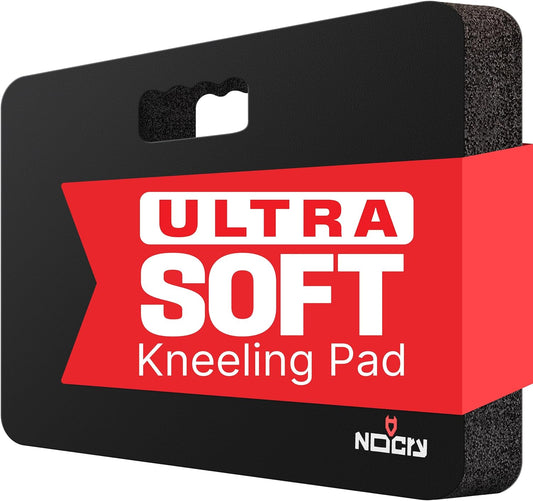 NoCry Extra Thick Professional Garden Kneeling Pad — Heavy Duty Anti-Slip Coating, Ultra Soft High Density Foam Cushion, Water & Dirt Resistant, Shock Absorbent Garden Kneeler