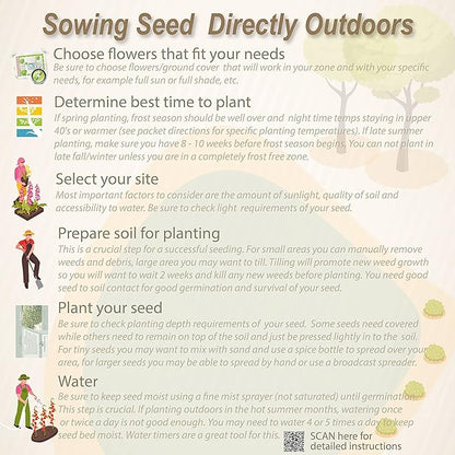 Outsidepride Perennial White Dutch Clover Seed - 5 lbs. Nitrocoated, Inoculated Clover Seeds for Lawn Alternative, Erosion Control, Food Plots, Ground Cover, & Pasture Mixtures in USDA Zones 3-10