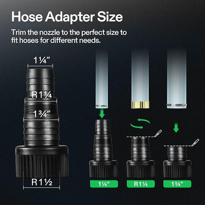 VIVOSUN 5300 GPH Submersible Water Pump, 310W Pond Pump, Ultra Quiet Aquarium Pump with 20FT. Lift Height for Pond Waterfall, Fish Tank, Statuary, or Hydroponics