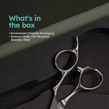 K9 6.5" Hair Scissors for Slide Cutting – Creating Clean, Defined Lines for a Polished haircut, Handcrafted, Ergonomic Handle, Barber Shears Made with Premium VG10 Steel for Superior Durability