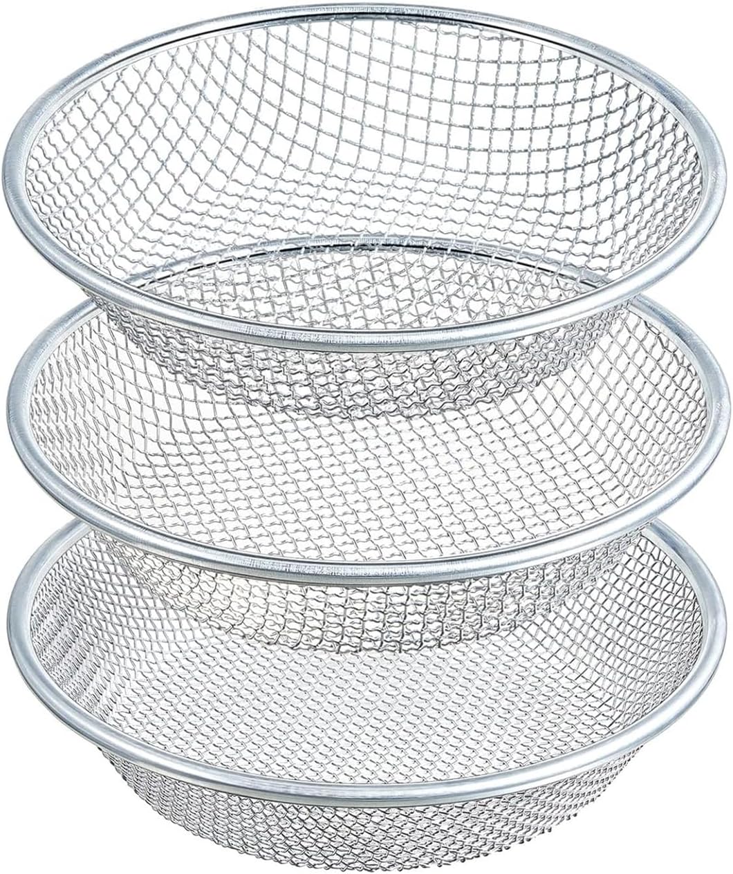 3PCS Soil Sifter for Gardening, Rock Sifter for 5gallon,Compost Sifter Dirt Sifter,Captures Dirt Rocks Sawdust