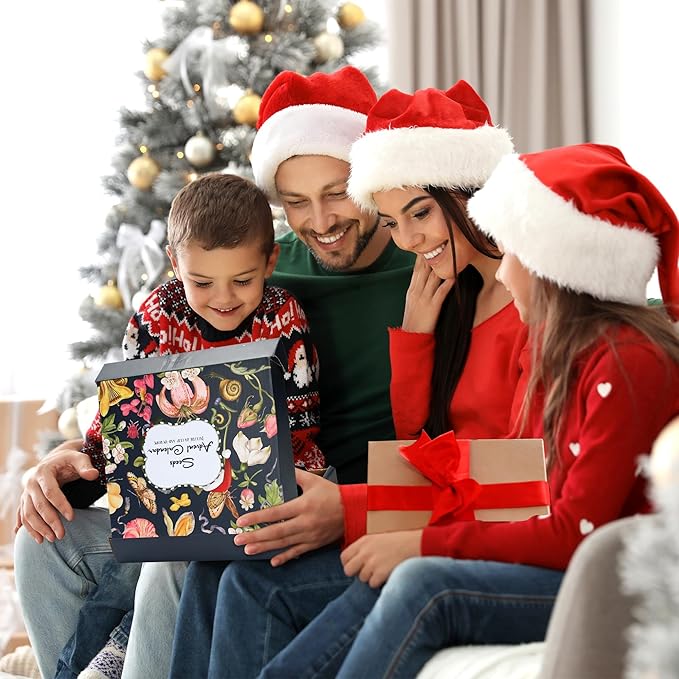 Seeds Advent Calendar 2025 Christmas Countdown - Non-GMO Heirloom Seeds 24 Types of Perennial Flower Seeds for Planting - Unique Christmas Garden Hanging Decoration for Women Adults Kids Family