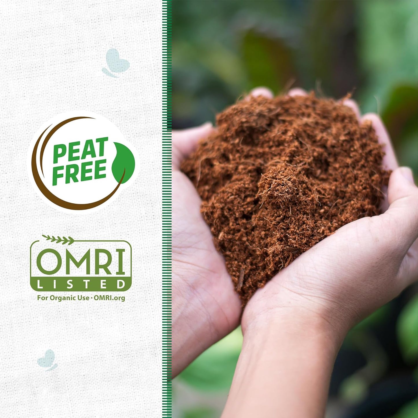 Back to the Roots Organic Coir, 51 Quart Expanding Soil, Great for Seeds and Potting