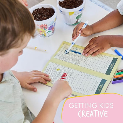 Garden Republic Jr Color and Plant Starter Grow Kit for Kids - Color & Plant Growing Kit for Kids