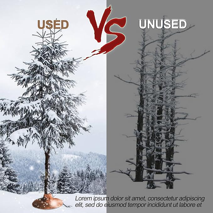 2 Pack Winter Protection for Palm Trees Root - Palm Root Protection Bag, Thermal Plant Cover Protector with Drawstring for Plants and Trees up to 13inch Diameter, Double Insulation, Reusable