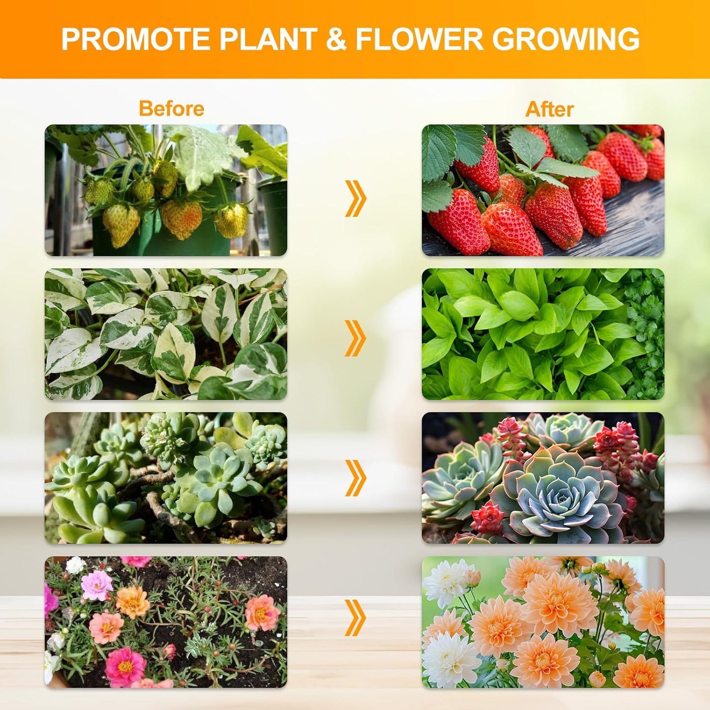 FECiDA Smart Control Desk Grow Light with Timer 4/8/12H, 25W Table Top Grow Lights for Indoor Plants, Seed Starting, Bonsai, Bright Enough Like A Small Sun for Indoor Jungle, 16"-24" Height Adjustable