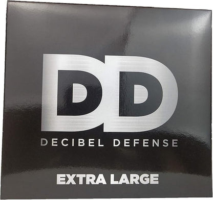 DECIBEL DEFENSE Professional Safety Ear Muffs 37dB NRR - The HIGHEST Rated & MOST COMFORTABLE Ear Protection for Shooting & Industrial Use - THE BEST HEARING PROTECTION GUARANTEED (EXTRA LARGE)