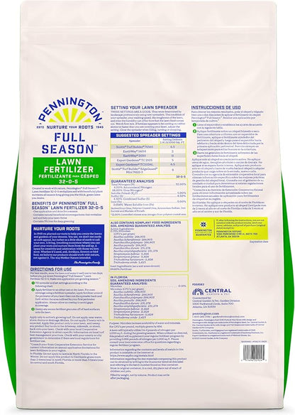 Pennington Full Season Lawn FERT 12M 32-0-5 RF 35/33.6LB