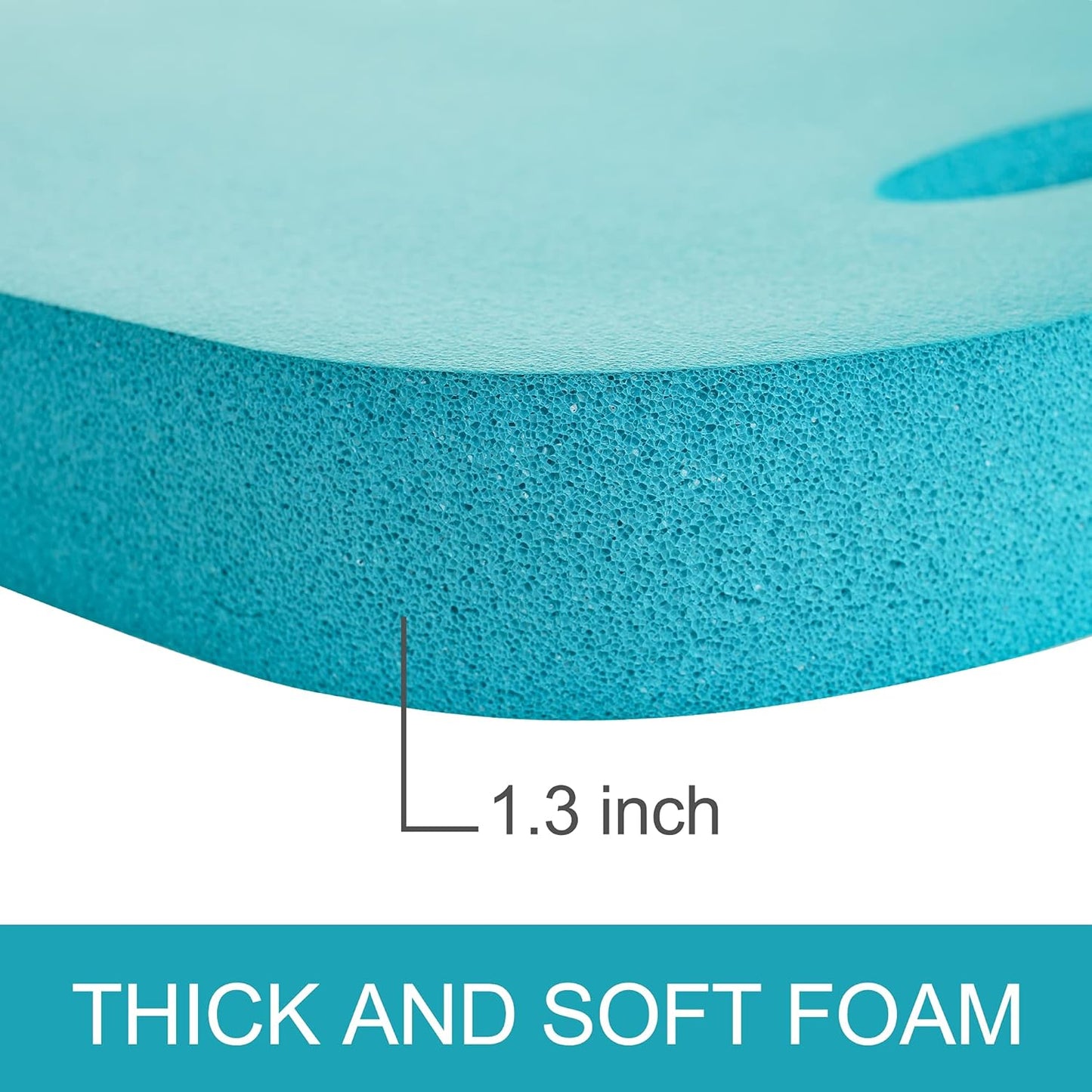 Extra Thick Kneeling Pads, Knee Pad Cushion for Yard Work, Gardening, Yoga, Exercise, Floor Kneeler for Baby Bath, Comfortable Foam Mats to Kneel On, 15.4 x 10.4 x 1.3inch, Blue (1)