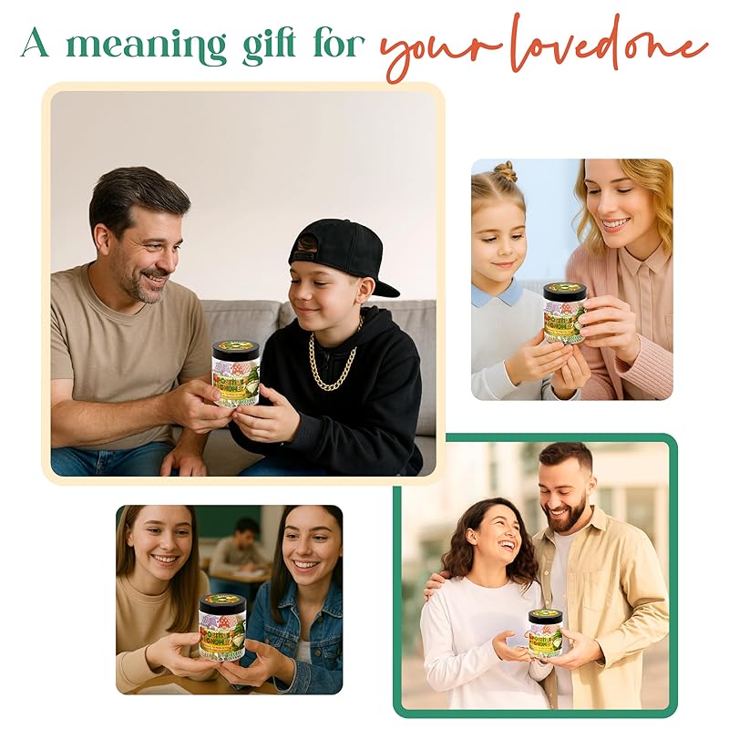 Positive Gnome Jar with 60 Daily Affirmation Cards, Emotional Support Gnome, Encouraging Gnomes Mini, Gnome Birthday Decorations, Gnome Gifts, Mini Gnomes Bulk, Inspirational Gifts for Women