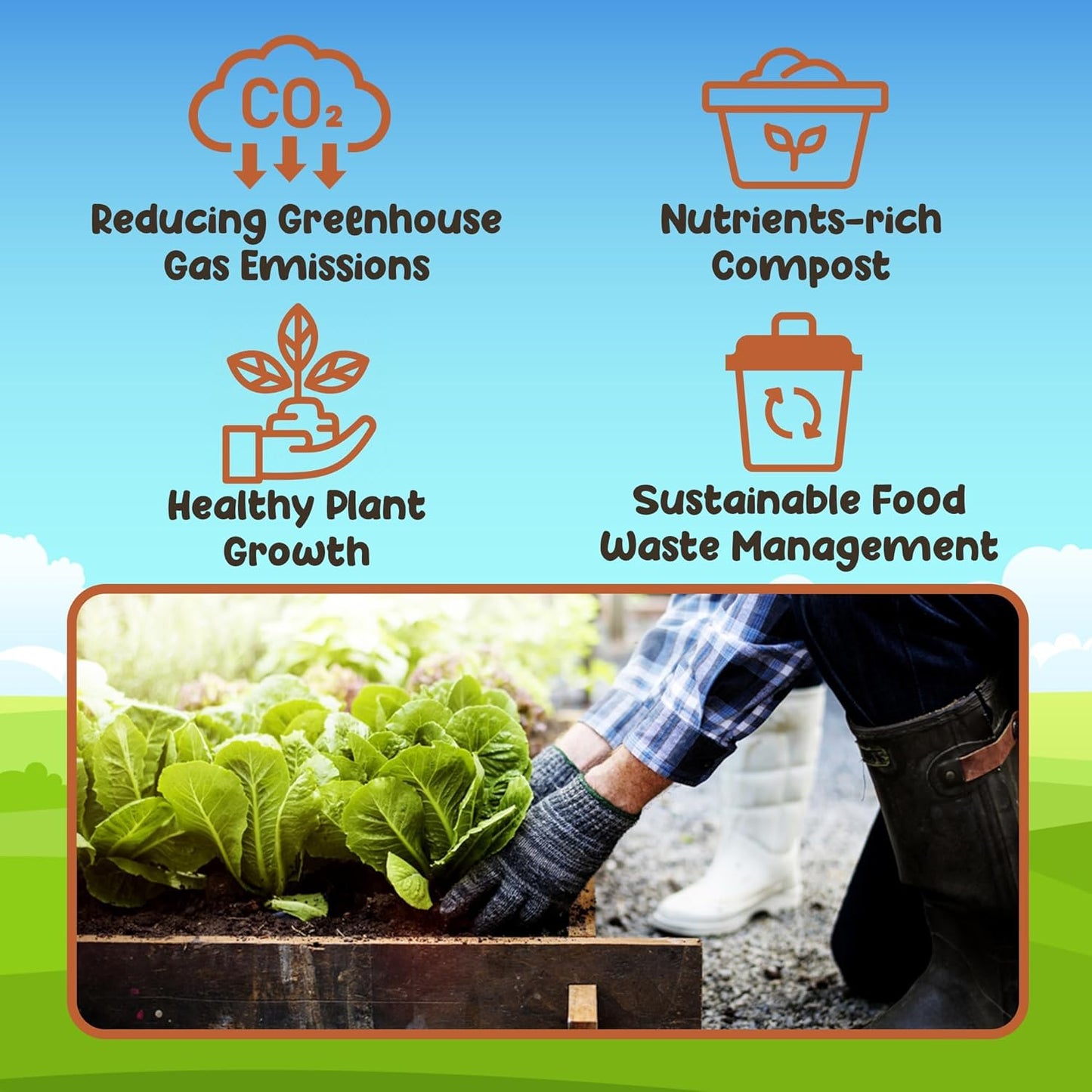 Red Wigglers Composting Worms - 1/4lb Red Worms for Composting Bin, for Plants or Gardening, Compost Worm for Soil Fertility & Worm Farm, Easy to Manage