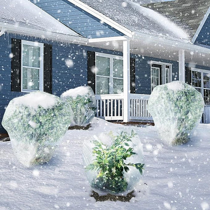 Alphatool Greenhouse Cover Plastic Sheeting - 10 x 30 ft Plant Covers Freeze Protection, Frost Cloths for Outdoor Plants, Clear Floating Row Cover for Outdoors Garden Plants Vegetables Crops