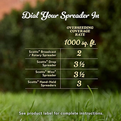 O.M. Scott and Sons Clover Seed, Lawn Seed Grows a Naturally Low Maintenance, Drought-Tolerant Lawn, 1,000 sq. ft., 2 lb., 2-Pack