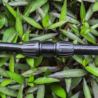 Bonviee 6 Pack 1/2 Inch Drip Irrigation Coupling Connectors, Barbed Lock Tubing Couplers for 1/2” Drip Line, Garden Hose Fittings for Irrigation Systems, Leak-Proof