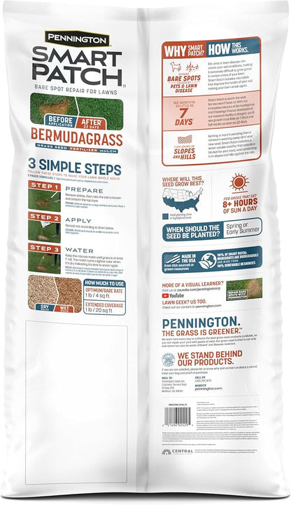 Pennington Smart Patch Bermudagrass Mix 30 lb
