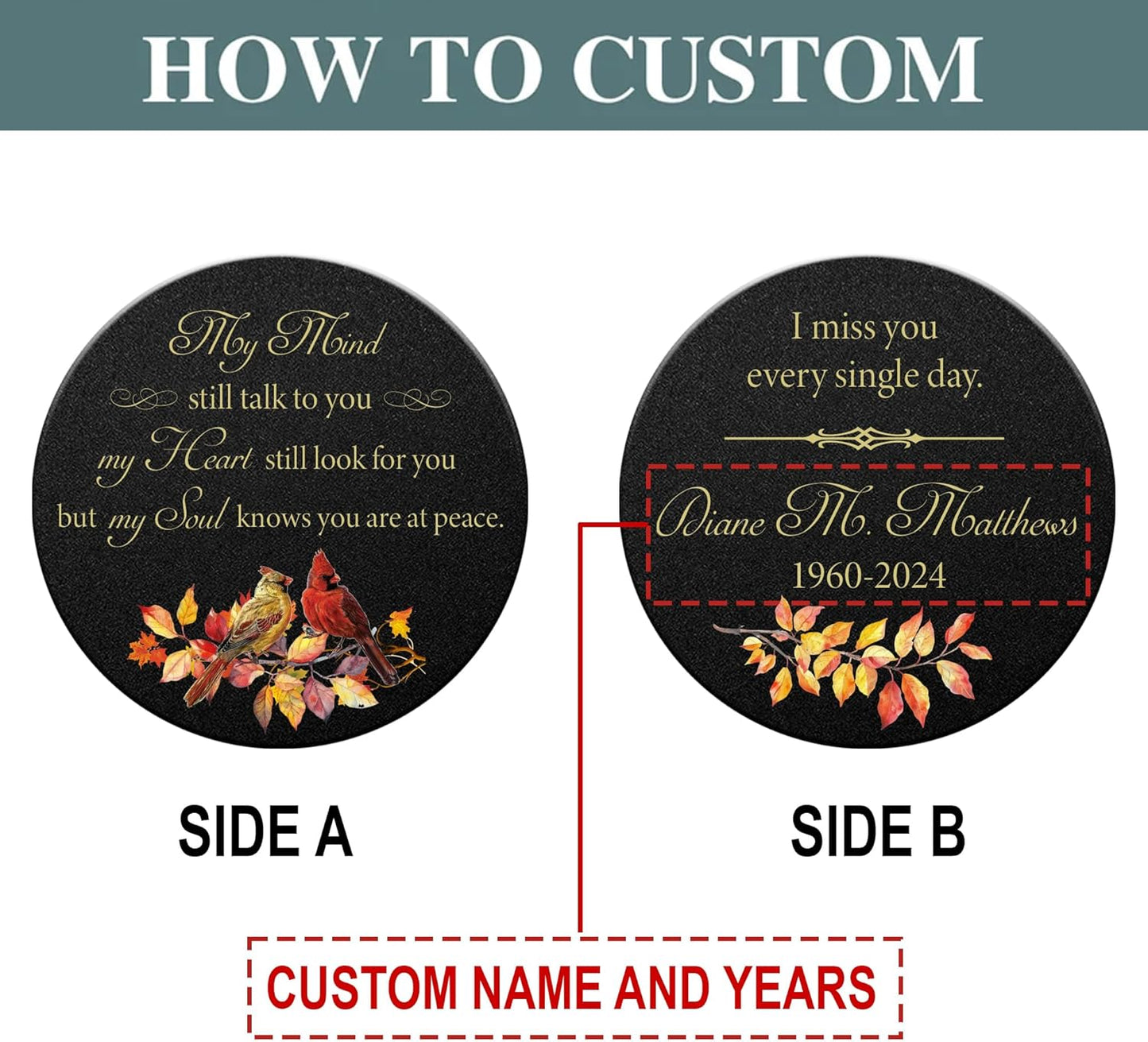 Personalized 36" Memorial Wind Chimes for Outside, Sympathy and Bereavement Gift for Loss of Loved One, A Thoughtful Remembrance of Mother, Father or Husband for Garden and Patio