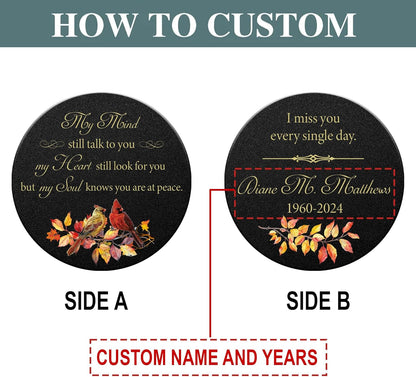 Personalized 36" Memorial Wind Chimes for Outside, Sympathy and Bereavement Gift for Loss of Loved One, A Thoughtful Remembrance of Mother, Father or Husband for Garden and Patio