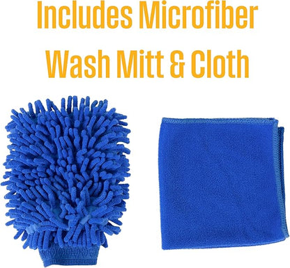 Westinghouse Auto Pressure Washer Accessory Kit; Auto Foam Soap Cannon with Quick Connect, Microfiber Wash Mitt, Auto Detailing Towel; Fits Most Gas and Electric Pressure Washers