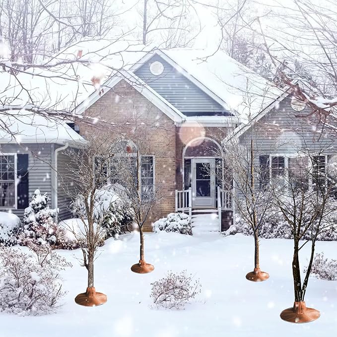 2 Pack Winter Protection for Palm Trees Root - Palm Root Protection Bag, Thermal Plant Cover Protector with Drawstring for Plants and Trees up to 13inch Diameter, Double Insulation, Reusable