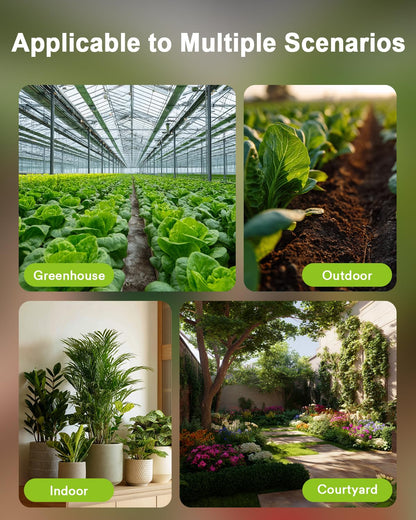 Lumary WiFi Moisture/Temperature ℃ Soil Meter, Work with Lumary Smart Water Timer, No Need Hub, App Monitor, Wireless Hygrometer Sensor for Outdoor IP67, Push Notification Lawn Greenhouse