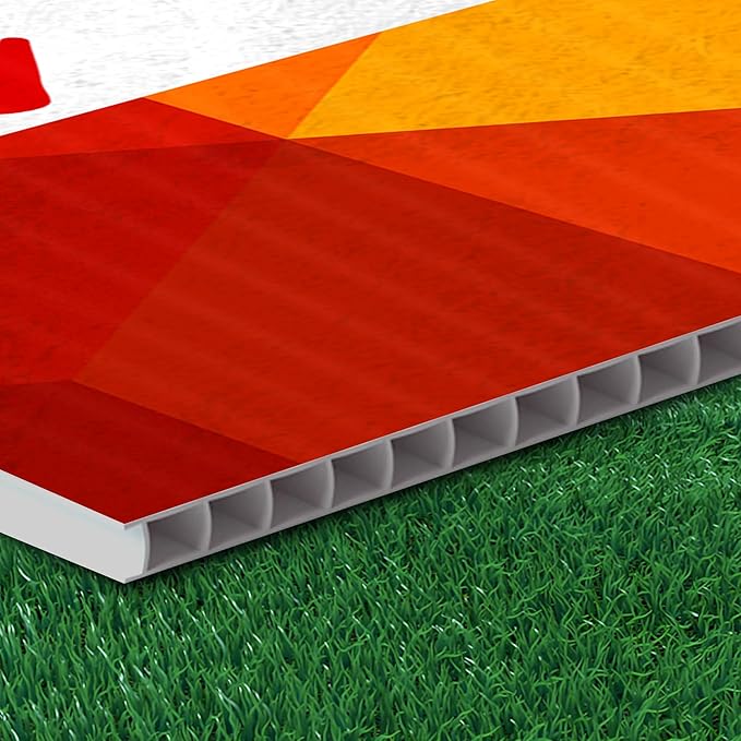 36"x24" Custom Yard Signs with Stakes Personalized Yard Signs with Full Color Print and Text Large Custom Outdoor Signs, for Business (5)