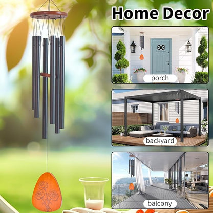 Moms Wind Chimes, Gifts for Mom, Thanksgiving Christmas Mother's Day Best Gift for Mom, Mother Birthday Gift from Daughter Son, Love Reminder Gifts