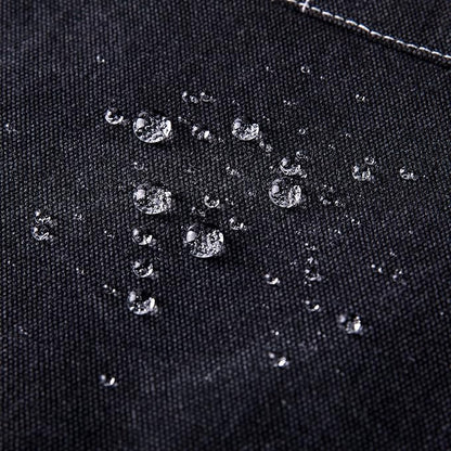 Canvas Aprons for Men Chef Apron, Work Apron with Large Pockets - 16oz Heavy Duty Cross Back, BBQ, Cooking