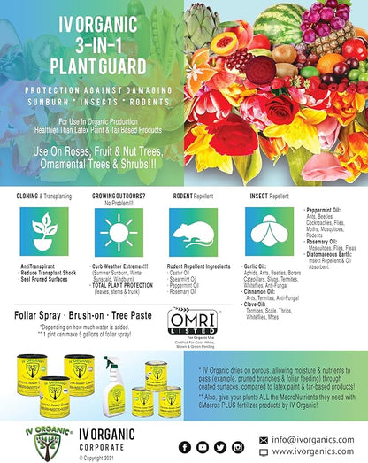 IV Organic 3-in-1 Plant Guard, Gallon (Green)