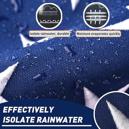 American Flag for Outside 3x5 FT, Deluxe Heavy Duty Spun Polyster, TearProof and Waterproof Super Tough Series, All Weather High Wind USA US Flag with Embroidered Stars, Sewn Stripes, Brass Grommets