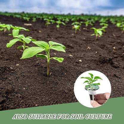 66pcs Hydroponic Seed Pod Kit - Compatible with Aerogarden and All Brands - Grow Anything Indoor Garden System - Includes 15 Grow Sponges, 15 Baskets, 20 Labels and Tweezer for Easy Planting