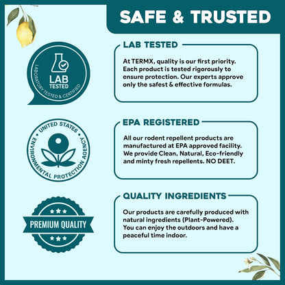 Natural Mosquito Repellent Spray TwinPack 6.75 oz DEET Free Insect Repellent Spray Lemon Eucalyptus Oil Scent for Mosquitoes Gnats Black Flies No-See-ums repelente de Mosquitos para ninos