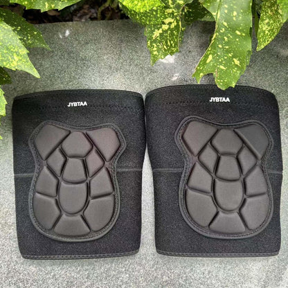 Men/Women Flooring Knee Pads, Safety Garden Kneepads for House Cleaning, Soft Knee Pad for Weeding Planting Painters, Adjustable Thick EVA Foam Knee Cushion for Outdoor/Indoor Work, Black M (1 Pair)