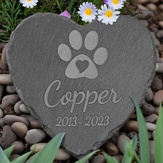 Gift for Loss of Dog, Personalized Memorial Stones, Lost Pet Sympathy Gift Cat, Pet Loss Gifts Dog, Dog Memorial Gifts, in Memory of Dog Personalized, Cat Bereavement Gifts - 6*6 Inches Stone