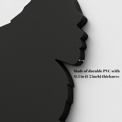 Giant 7 Foot Bigfoot Yard Decoration – All-Weather Durable PVC Sasquatch Silhouette | Outdoor Lawn & Garden Sculpture, Rustic Patio & Cabin Decor