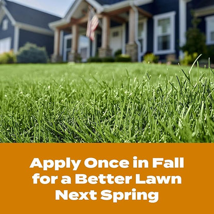 Scotts Turf Builder WinterGuard Fall Weed & Feed3, Weed Killer Plus Fall Fertilizer, 12,000 sq. ft, 34.3 lbs.