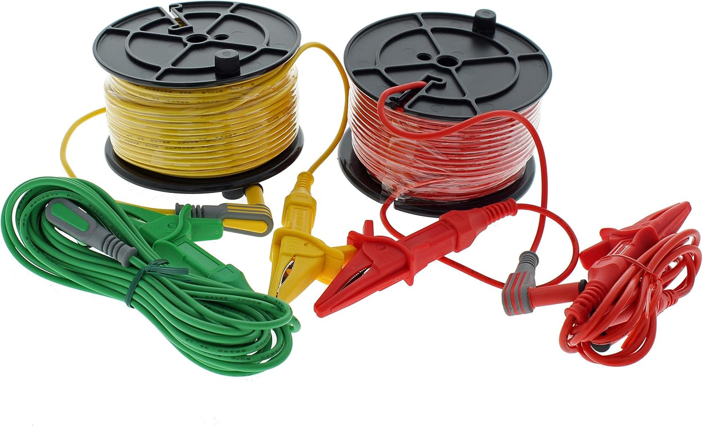 IDEAL Electrical 61-796 Earth Ground Resistance Tester, 3-Pole, Carrying Case Included,Yellow,Green,Red