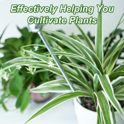 10"x Diameter 0.27" Soil Probe Stainless Steel Soil Sampler Probe Soil Moisture Probe for Plants No Batteries Required Moisture Meter for Plant Garden Farm Soil Sampling