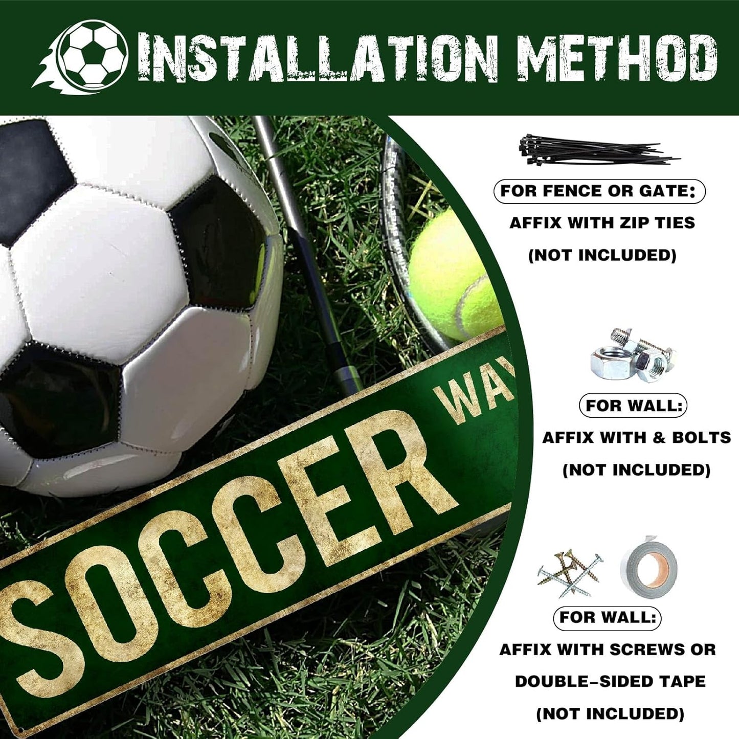 Rasonus Soccer Gifts for Boys 8-12 Men Soccer Poster Wall Decor for Girls Room, Vintage Sports Decor Teen Boys Birthday Christmas Wall Art for Bedroom Man Cave